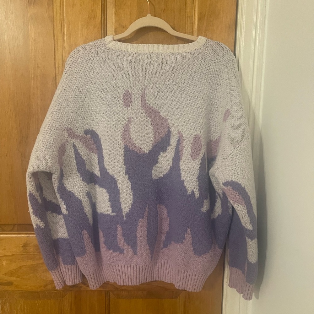 Purple Flame Sweater - Picture 3 of 6